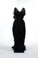 Image of Black silk chiffon and silk satin ball gown by Jean Dessès, ca. 1955
